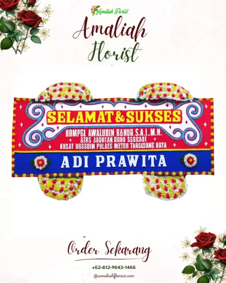 Papan Bunga Ucapan Selamat Kadongdong